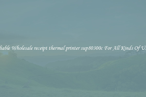 Reliable Wholesale receipt thermal printer sup80300c For All Kinds Of Users