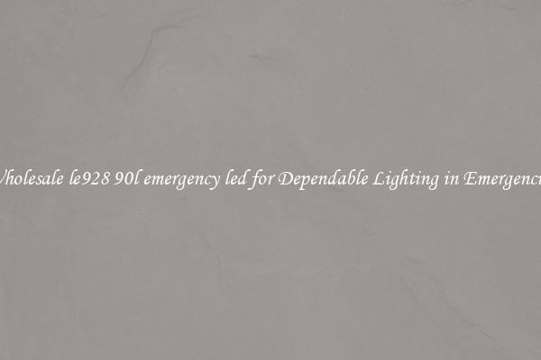 Wholesale le928 90l emergency led for Dependable Lighting in Emergencies