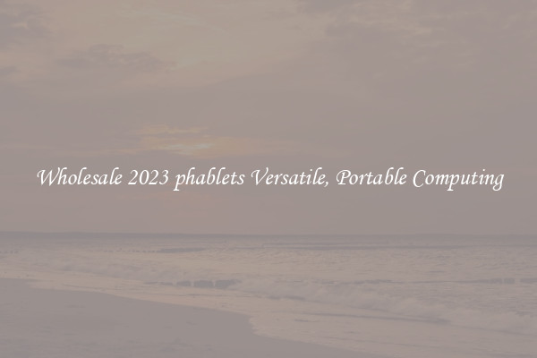 Wholesale 2023 phablets Versatile, Portable Computing