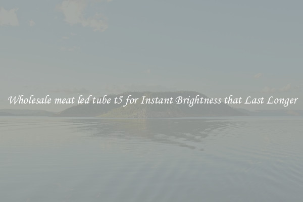 Wholesale meat led tube t5 for Instant Brightness that Last Longer