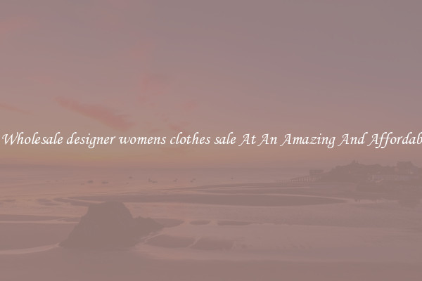 Lovely Wholesale designer womens clothes sale At An Amazing And Affordable Price